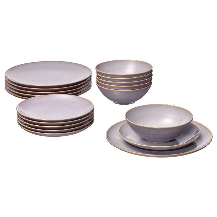 FÄRGKLAR
18-piece dinnerware set, light pink