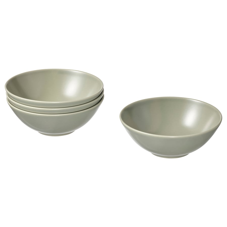 FÄRGKLAR
Bowl, matte green, 6 ½ “