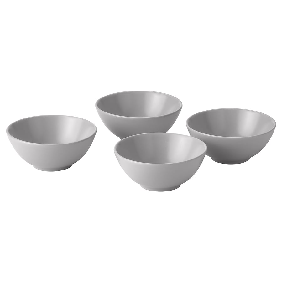 FÄRGKLAR
Bowl, matte light gray, 6 ½ “
