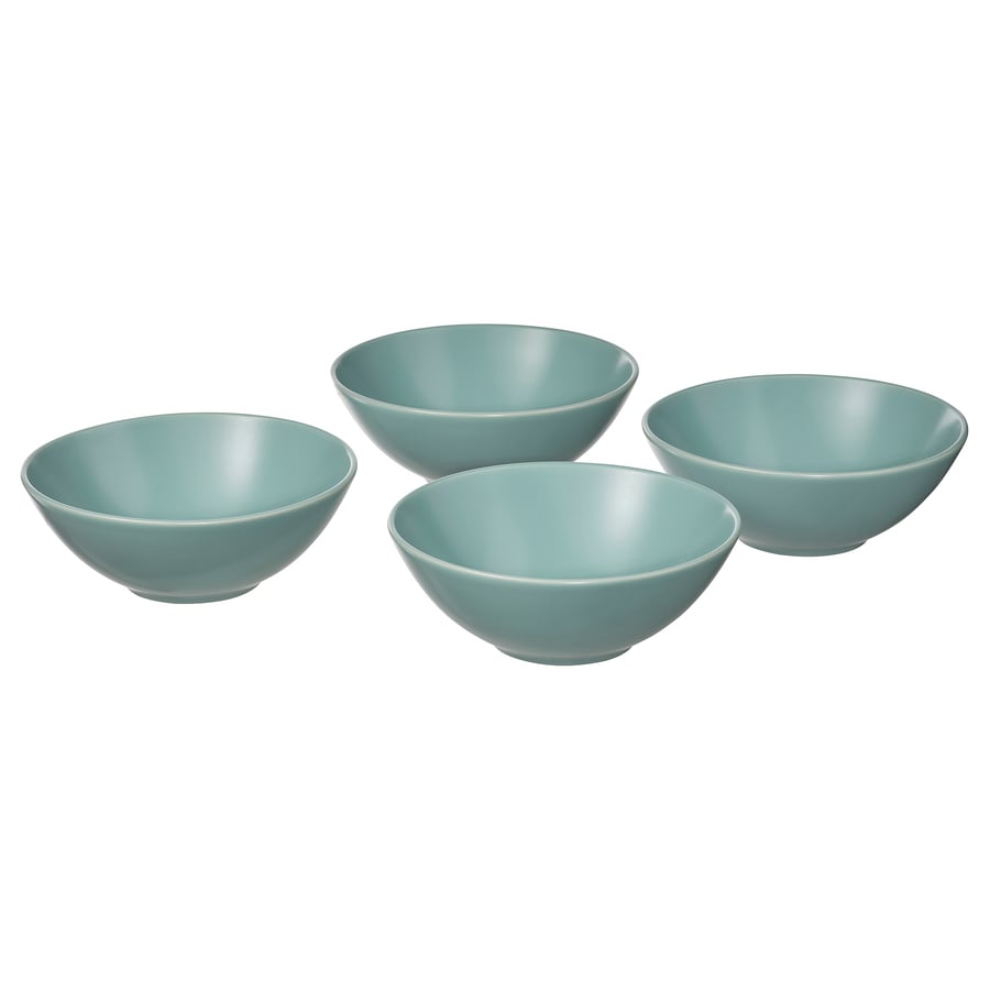 FÄRGKLAR
Bowl, matte light turquoise, 6 ½ “