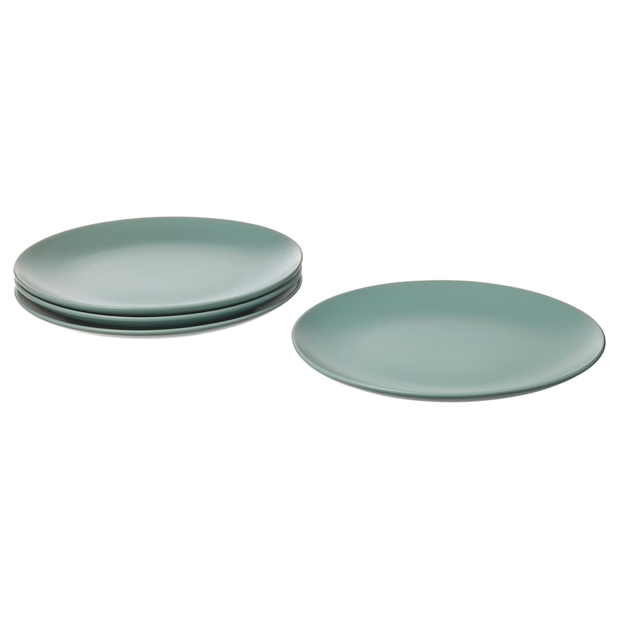 FÄRGKLAR
Plate, matte light turquoise, 10 “