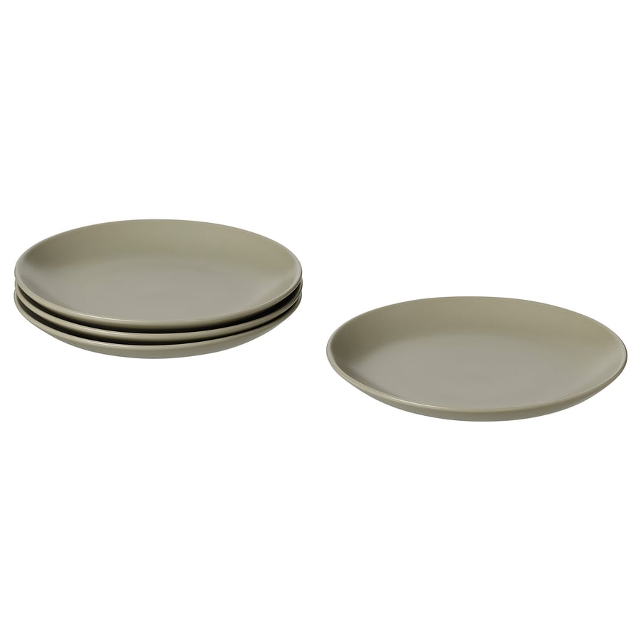 FÄRGKLAR
Side plate, matte green, 8 “