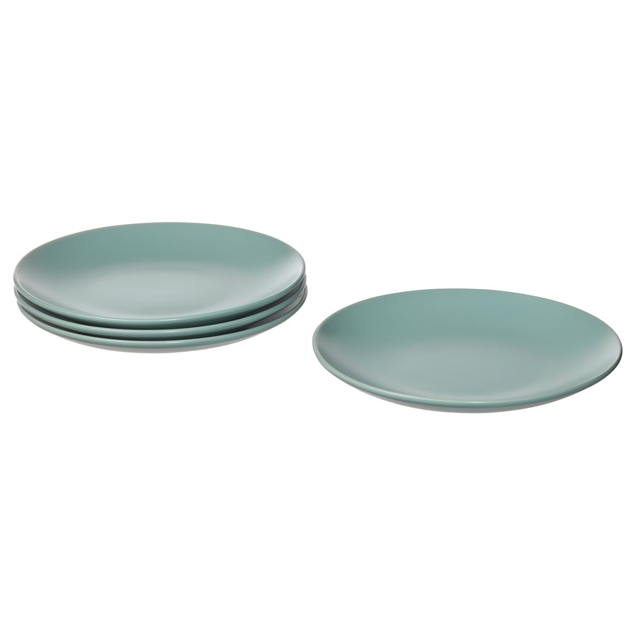 FÄRGKLAR
Side plate, matte light turquoise, 8 “