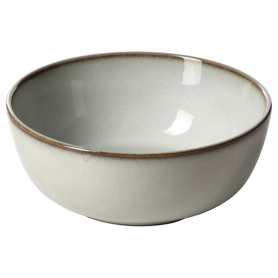 GLADELIG
Bowl, gray, 5 ½ “