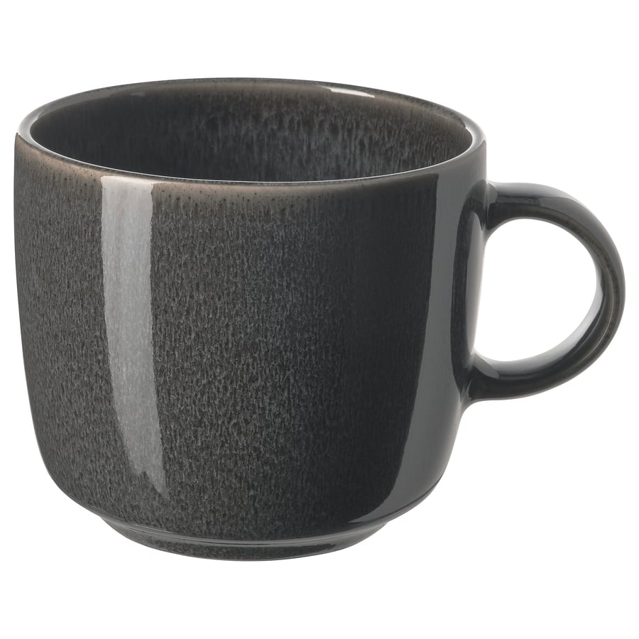 GLADELIG
Mug, dark gray, 13 oz