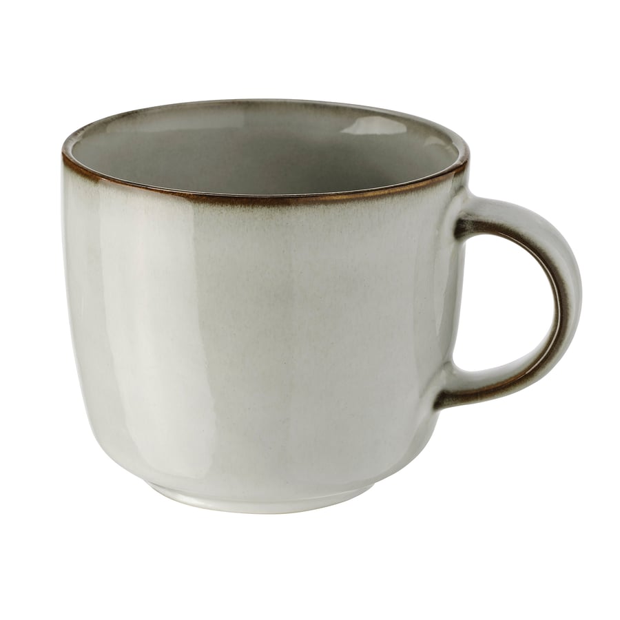 GLADELIG
Mug, gray, 13 oz
