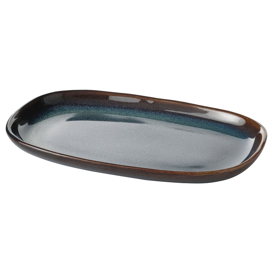 GLADELIG
Plate, blue, 8×5 “