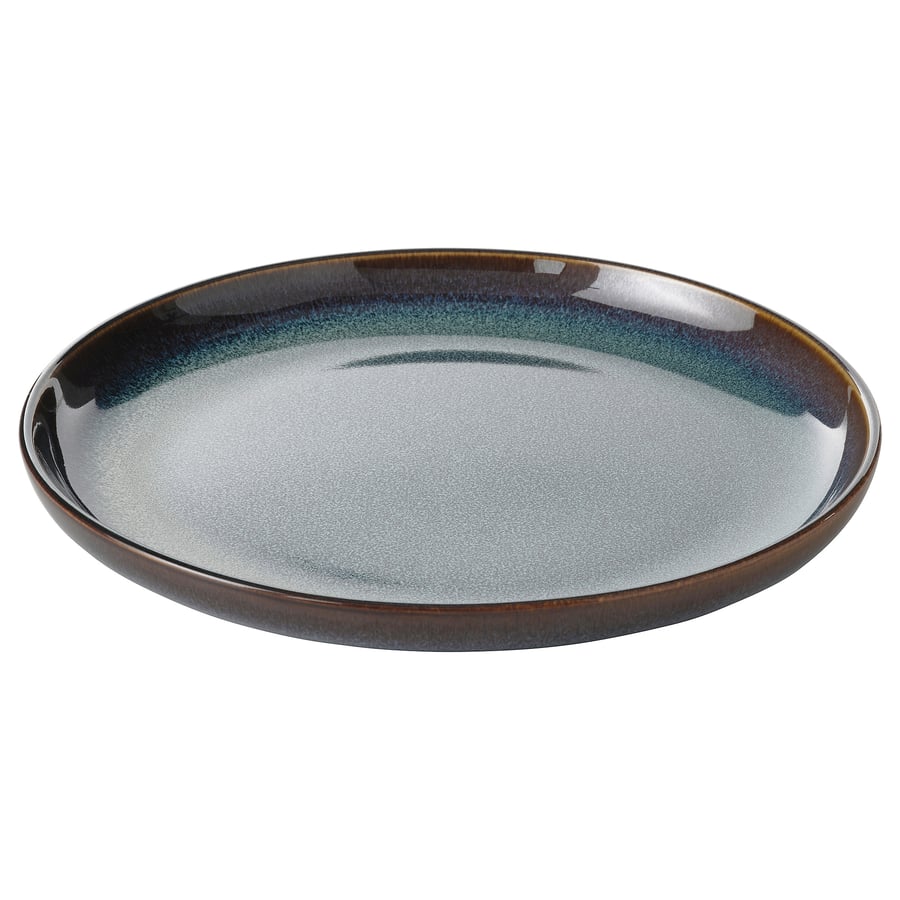 GLADELIG
Side plate, blue, 8 “