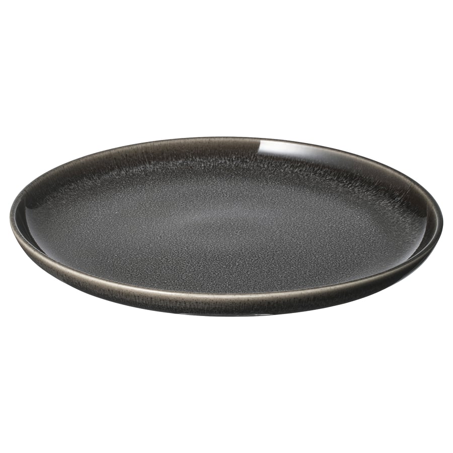 GLADELIG
Side plate, dark gray, 8 “