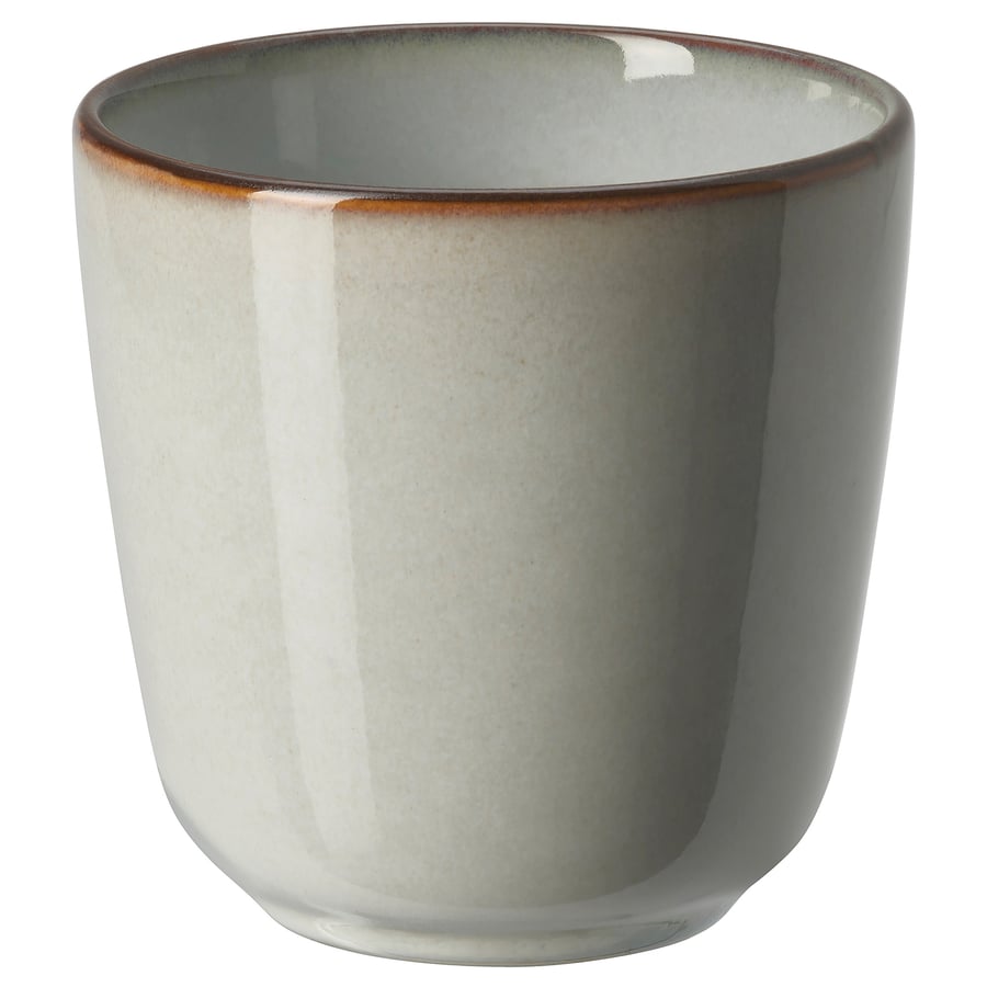 GLADELIG
Tumbler, gray, 10 oz