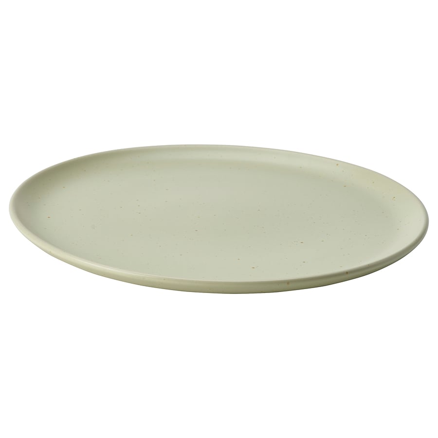 MOSSMAL
Plate, dot pattern/light green, 8 ½ “
