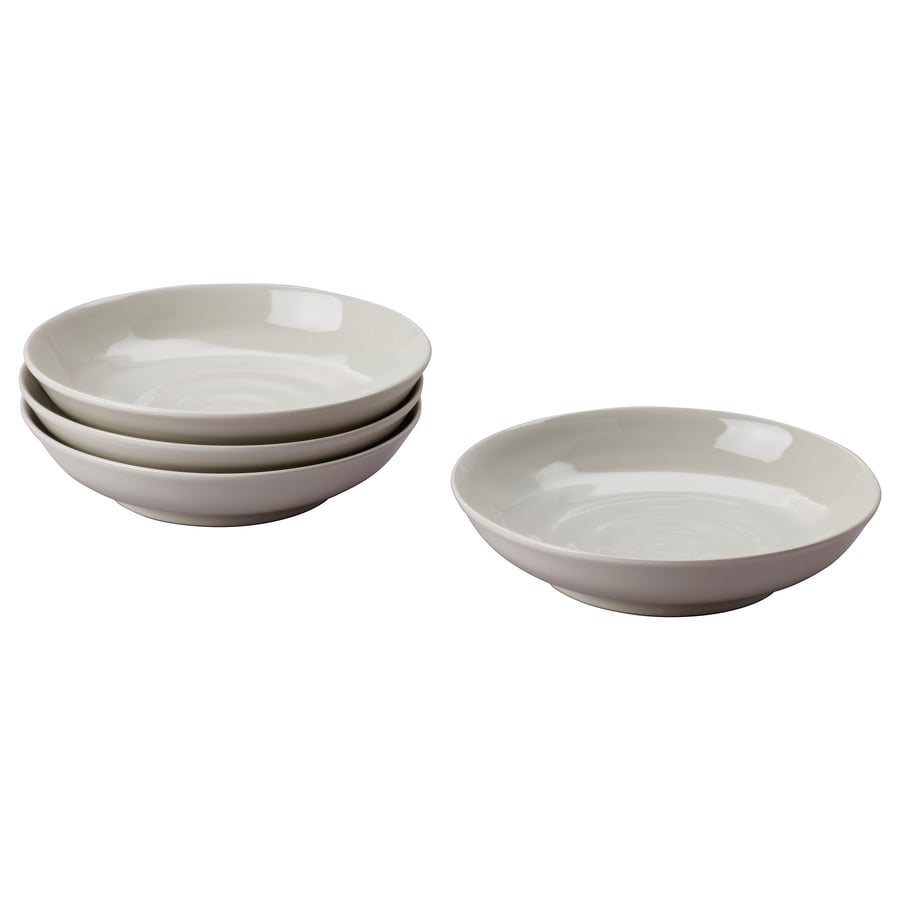 SANDSKÄDDA
Deep plate/bowl, light grey-beige, 8 ½ “