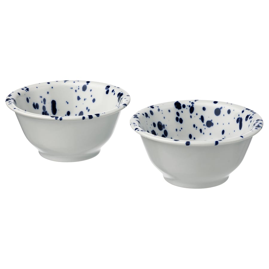 SILVERSIDA
Bowl, patterned/blue, 5 ½ “